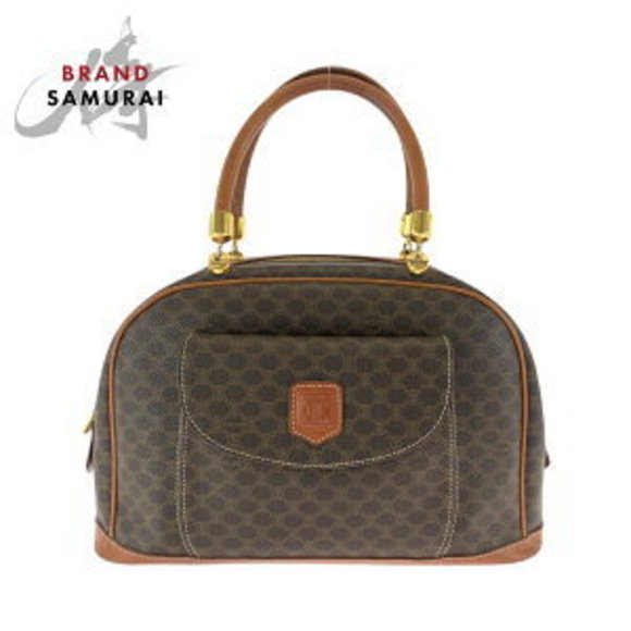 Celine handbag Boston brown Macadam bag - Picture 1 of 9